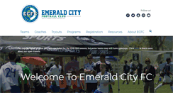 Desktop Screenshot of emeraldcityfc.org